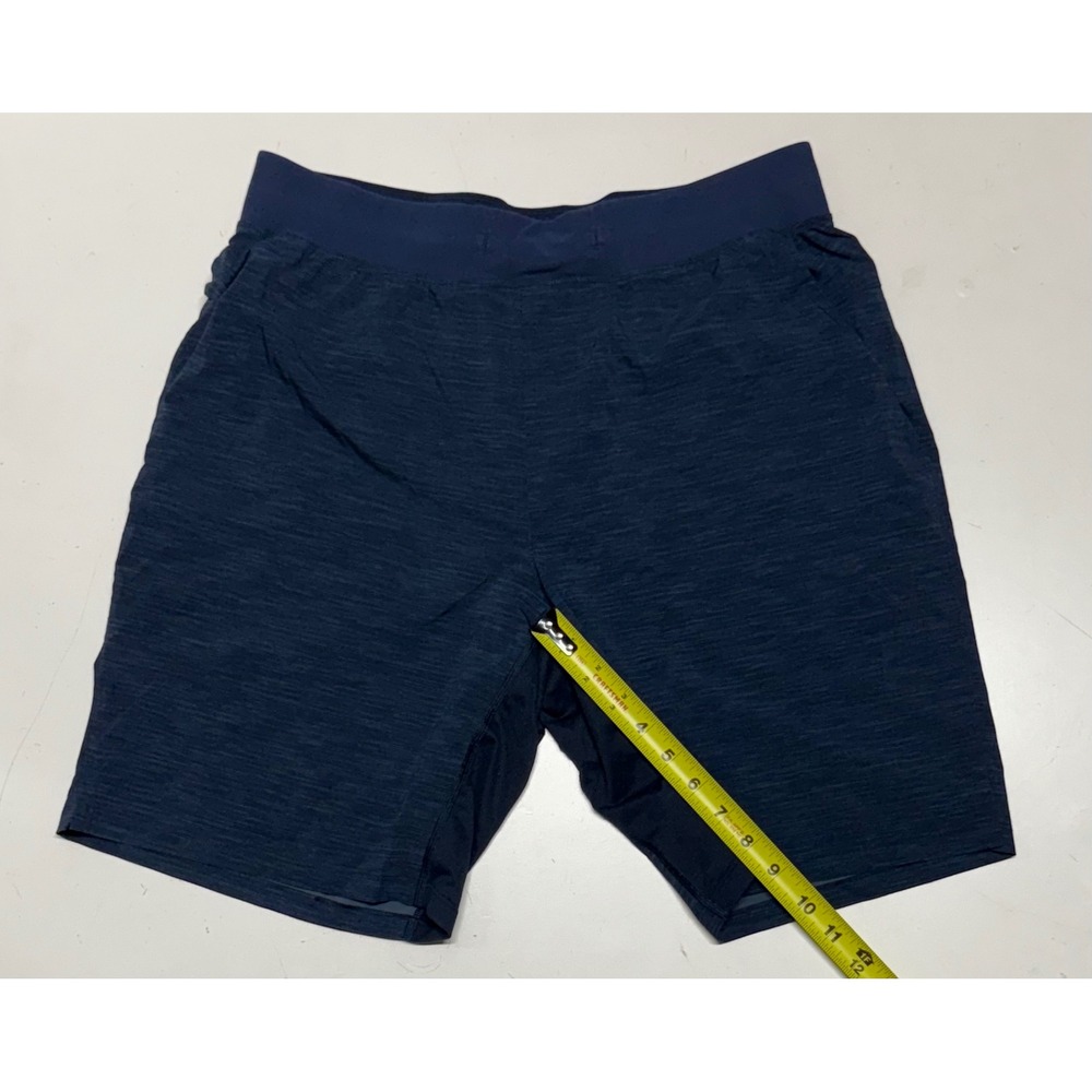 Lululemon THE Shorts Mens Size Large Navy Blue Athleisure 9" inseam